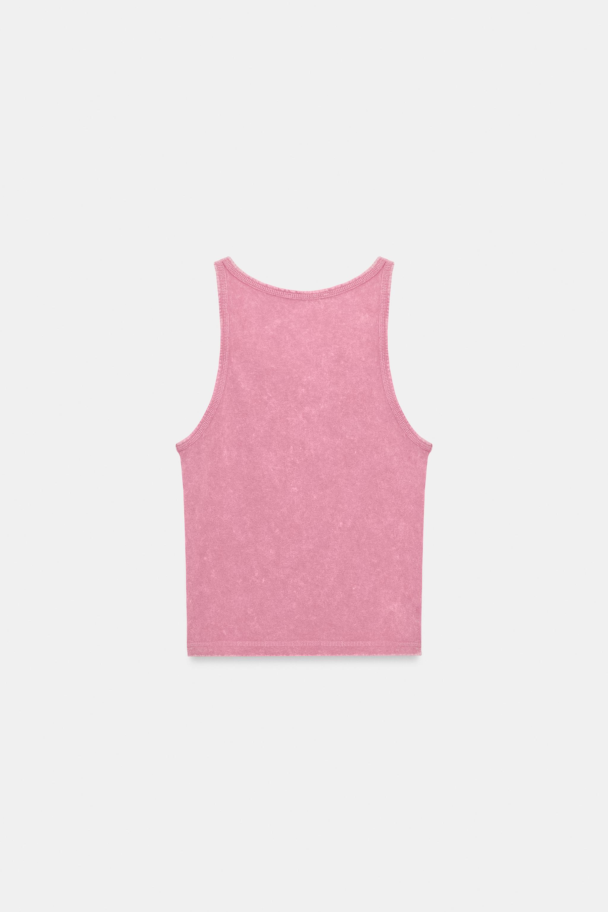 RUSTIC SLEEVELESS T-SHIRT